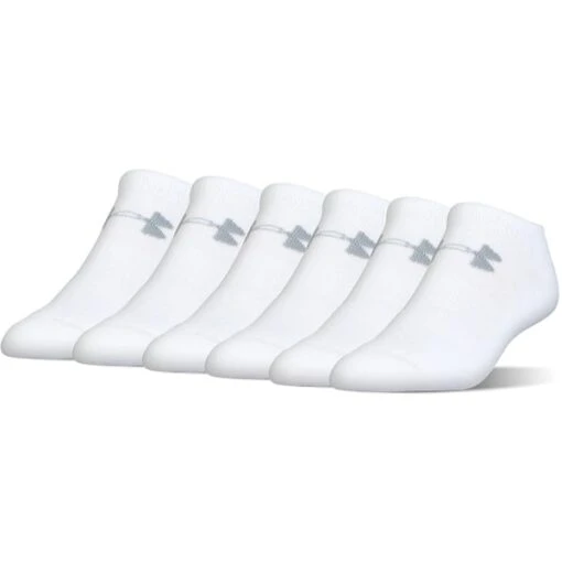 UNDER ARMOUR Boys' Charged Cotton No Show Socks, 6 Pack -Activewear Of Kid Shop 2023888 101 main