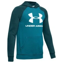 UNDER ARMOUR Big Boys' UA Rival Logo Pullover Hoodie