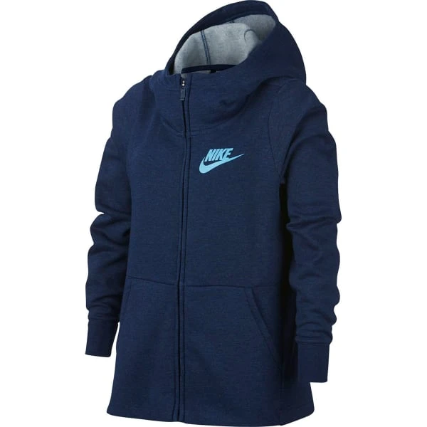 NIKE Big Girls' NSW Full-Zip Hoodie 3 NIKE Big Girls' NSW Full-Zip Hoodie