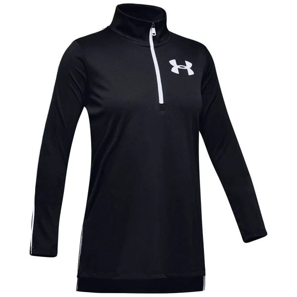 UNDER ARMOUR Girls' Tech 1/2 Zip Long-Sleeve Top 3 UNDER ARMOUR Girls' Tech 1/2 Zip Long-Sleeve Top