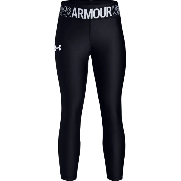 UNDER ARMOUR Girls' HeatGear Armour Ankle Crop Leggings 3 UNDER ARMOUR Girls' HeatGear Armour Ankle Crop Leggings
