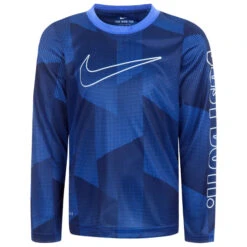 NIKE Little Boys' Just Do It Micro Dri-FIT Long-Sleeve Tee
