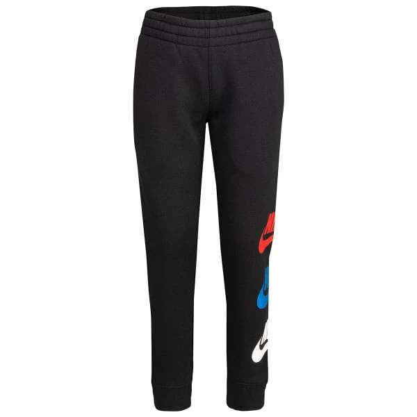 NIKE Little Boys' Multi Futura Swoosh Logo Jogger Pants 3 NIKE Little Boys' Multi Futura Swoosh Logo Jogger Pants