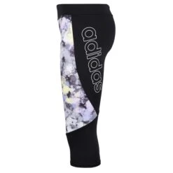 ADIDAS Girls' D2M Capri Tights -Activewear Of Kid Shop 2064726 501 alt2
