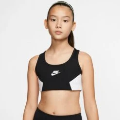 NIKE Girls' Sports Bra -Activewear Of Kid Shop 2065009 001 alt2