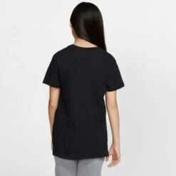 NIKE Girls' Sportswear Short-Sleeve Tee -Activewear Of Kid Shop 2065030 001 alt3
