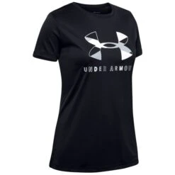 UNDER ARMOUR Girls' UA Tech Big Logo Short-Sleeve Tee
