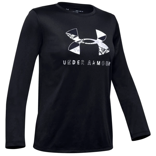 UNDER ARMOUR Girls' UA Tech Big Logo Long-Sleeve Tee 3 UNDER ARMOUR Girls' UA Tech Big Logo Long-Sleeve Tee