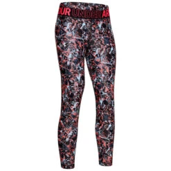 UNDER ARMOUR Girls' HeatGear Printed Crop Capri