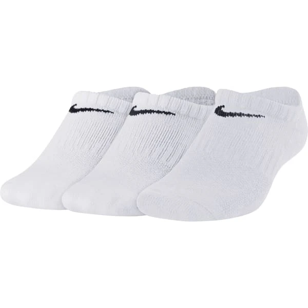 NIKE Kids' Cushioned No-Show Socks, 3 Pack 3 NIKE Kids' Cushioned No-Show Socks, 3 Pack