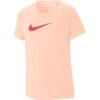 NIKE Girls' 7-16 Dri-Fit Swoosh V-Neck Short-Sleeve Training Tee -Activewear Of Kid Shop 2068253 601 main