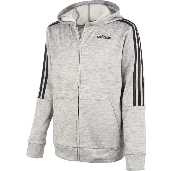 ADIDAS Boys' 4T-7T Core Hooded Jacket 3 ADIDAS Boys' 4T-7T Core Hooded Jacket
