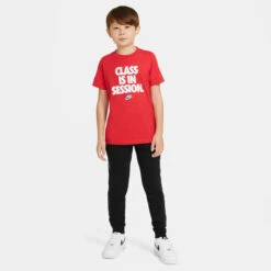 NIKE Boys' Class Is In Session Graphic Short Sleeve Tee -Activewear Of Kid Shop 2070657 601 alt6