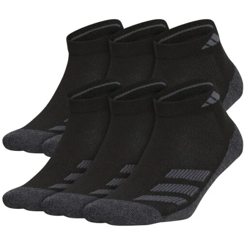 ADIDAS Boys' Cushioned Angle Stripe Quarter Socks, 6 Pack -Activewear Of Kid Shop 2071284 001 main