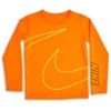 NIKE Boys' Split Swoosh Thermal Long Sleeve Dri-FIT Tee -Activewear Of Kid Shop 2073676 801 main
