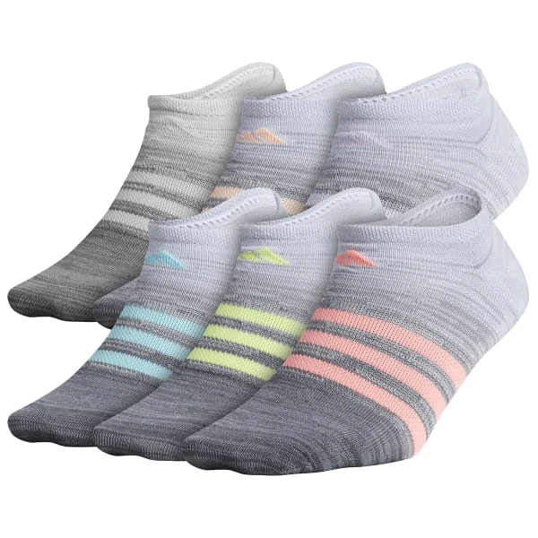 ADIDAS Girls' Superlite No-Show Socks, 6 Pairs 4 ADIDAS Girls' Superlite No-Show Socks, 6 Pairs - Image 2