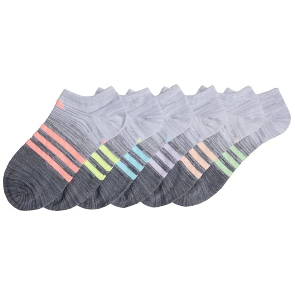 ADIDAS Girls' Superlite No-Show Socks, 6 Pairs 3 ADIDAS Girls' Superlite No-Show Socks, 6 Pairs