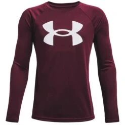 UNDER ARMOUR Boys' UA Tech Long Sleeve Tee