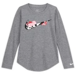 NIKE Girls' Long Sleeve Tee