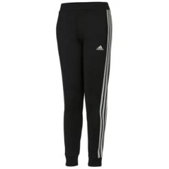 ADIDAS Girls’ 3-Stripes Glam Tricot Joggers