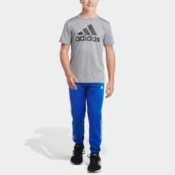 ADIDAS Boys' Iconic Tricot Jogger Pants -Activewear Of Kid Shop 2078571 404 alt2