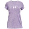 UNDER ARMOUR Girls' UA Tech Twist Arch Short-Sleeve Tee -Activewear Of Kid Shop 2078862 506 main