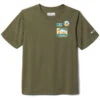 COLUMBIA Boys' Grizzly Ridge Short-Sleeve Graphic Tee -Activewear Of Kid Shop 2079241 315 main