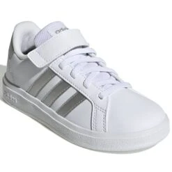ADIDAS Girls' Grand Court Leather 2.0 Sneakers 12 ADIDAS Girls' Grand Court Leather 2.0 Sneakers -Activewear Of Kid Shop 2081704 007 alt2