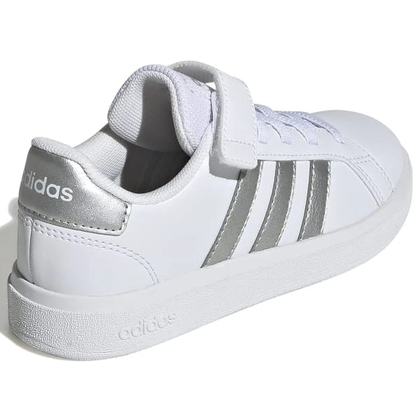 ADIDAS Girls' Grand Court Leather 2.0 Sneakers 6 ADIDAS Girls' Grand Court Leather 2.0 Sneakers - Image 4