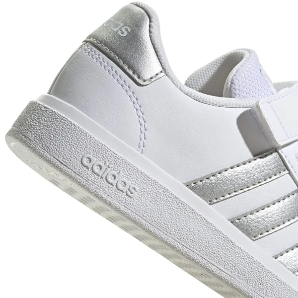 ADIDAS Girls' Grand Court Leather 2.0 Sneakers 10 ADIDAS Girls' Grand Court Leather 2.0 Sneakers - Image 8