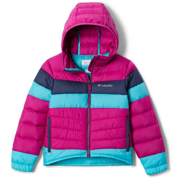 COLUMBIA Girls' Tumble Rock Down Hooded Jacket 3 COLUMBIA Girls' Tumble Rock Down Hooded Jacket
