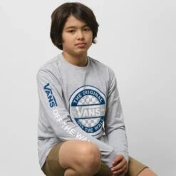 VANS Kids' Seasonal Circle Long-Sleeve Tee -Activewear Of Kid Shop 2082501 004 alt2