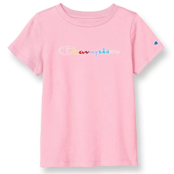 CHAMPION Girls' (4-6X) Classic Short-Sleeve Tee 5 CHAMPION Girls' (4-6X) Classic Short-Sleeve Tee - Image 3