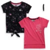 RBX Girls' Tees W/ Headband, 2 Pack -Activewear Of Kid Shop 2085488 607 main