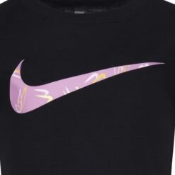 NIKE Girls' Filled Swoosh Short-Sleeve Tee -Activewear Of Kid Shop 2085792 001 alt2