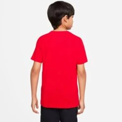 NIKE Big Kids' Sportswear Short-Sleeve Tee -Activewear Of Kid Shop 2086277 601 alt1