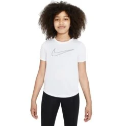 NIKE Big Girls' Dri-FIT Short-Sleeve Training Top