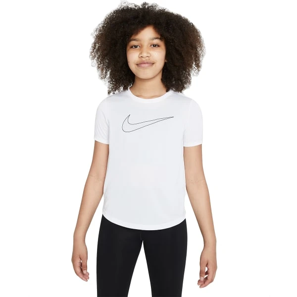NIKE Big Girls' Dri-FIT Short-Sleeve Training Top 3 NIKE Big Girls' Dri-FIT Short-Sleeve Training Top