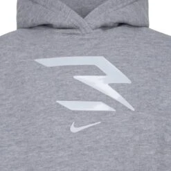 NIKE Girls' 3BRAND By Russell Wilson Icon Pullover Hoodie -Activewear Of Kid Shop 2087495 004 alt2