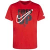 NIKE Boys' Fired Up Swoosh Short-Sleeve Tee -Activewear Of Kid Shop 2087502 601 main