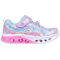 SKECHERS Girls' Flutter Heart Lights - Groovy Swirl Shoes -Activewear Of Kid Shop 2090306 508 alt2